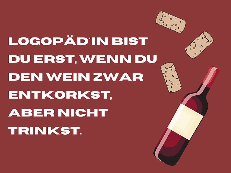 Wein entkorkt